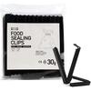DIYASY Food Bag Clips,30 Pack Plastic Snack Sealing Clip for Food Storage & Packages Assorted Sizes