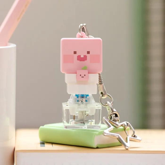 Square Apeach LED Keycap Figure Keyring_Apeach