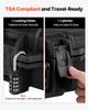 Hard Rifle Case, Lockable Rifle Case with 4 Layers Pre-cut Foams, 914 Mm Gun Storage with Wheels, IP67 Waterproof & Dustproof Pistol Storage Cases for