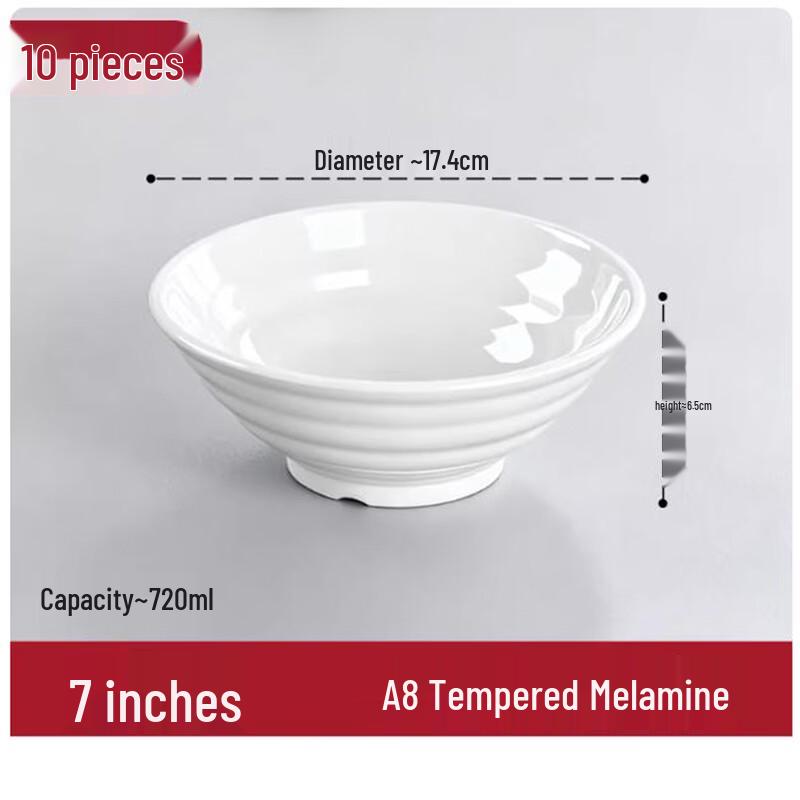 Langxi Thickened Melamine Bowl Set