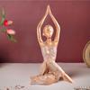 Zart Yoga Lady Home & Office Decor Showpiece