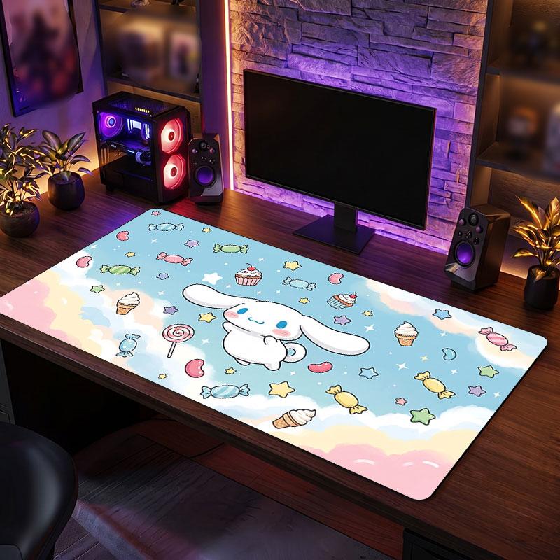 Big Mouse PadCinnamoroll Extended Soft Desk Mat Gaming Office Computer Table Decor Mat