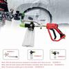 Foam Cannon for Pressure Washer with Dual Connector Tool, Car Foam Blaster with 1 4   Quick Connect 1L Transparent