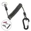 Lockable Climbing Buckle Rope Safety Rope Fishing Coiled Lanyard Retention Fishing Rope  Outdoor