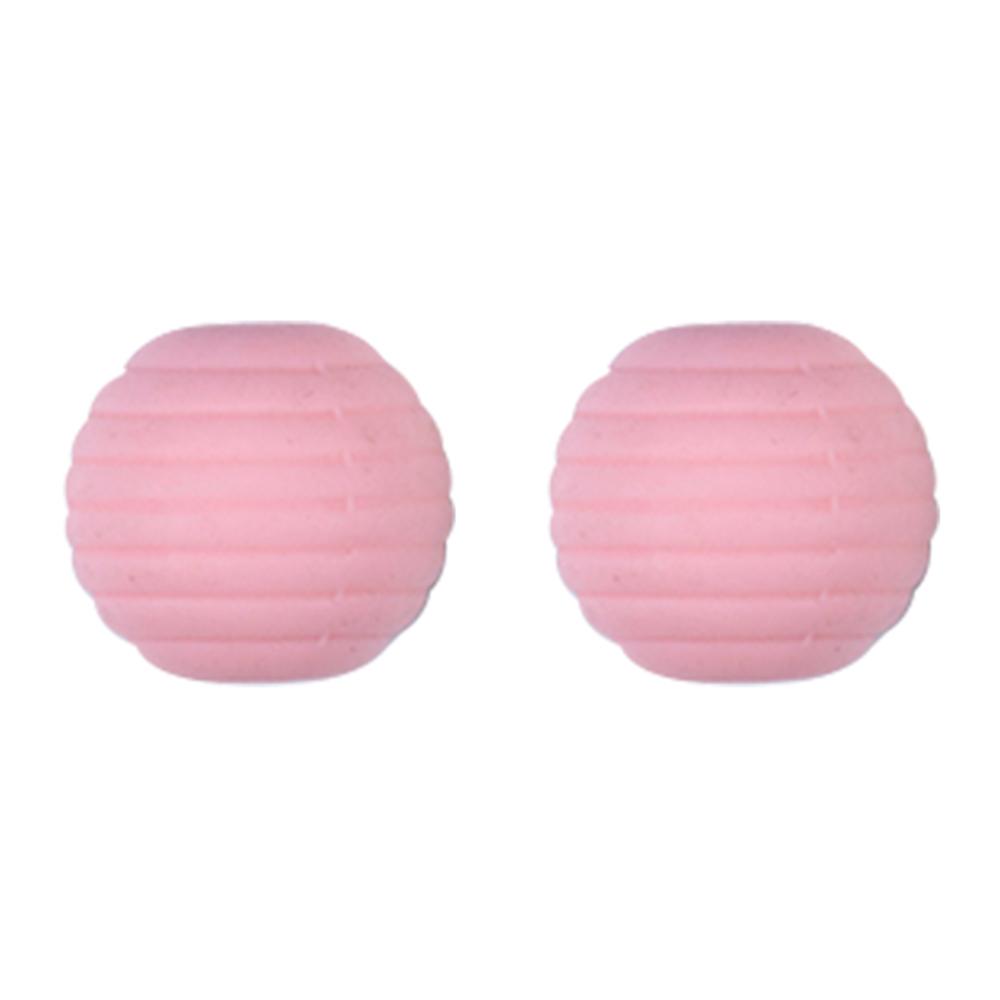 Kovict 25Pcs Threaded Silicone Beads 15mm Round Beehive Spiral Beads DIY Bracelet Necklace Accessories For Jewelry Marking