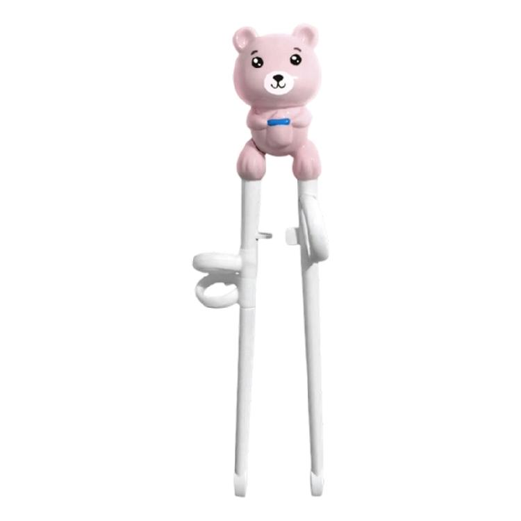 

Nonslip Children Learning Chopsticks Set ABS Construction Ideal Gift Training Chopsticks Portable Chopstick With Case розовый