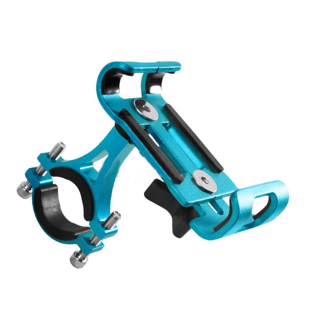Metal Motorcycle Bike Phone Holder Aluminum Alloy Anti-slip Bracket GPS Clip Universal Bicycle Stand Support for All Smartphones