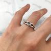 Bebello [Bs-343] 925 Silver Chain Ring