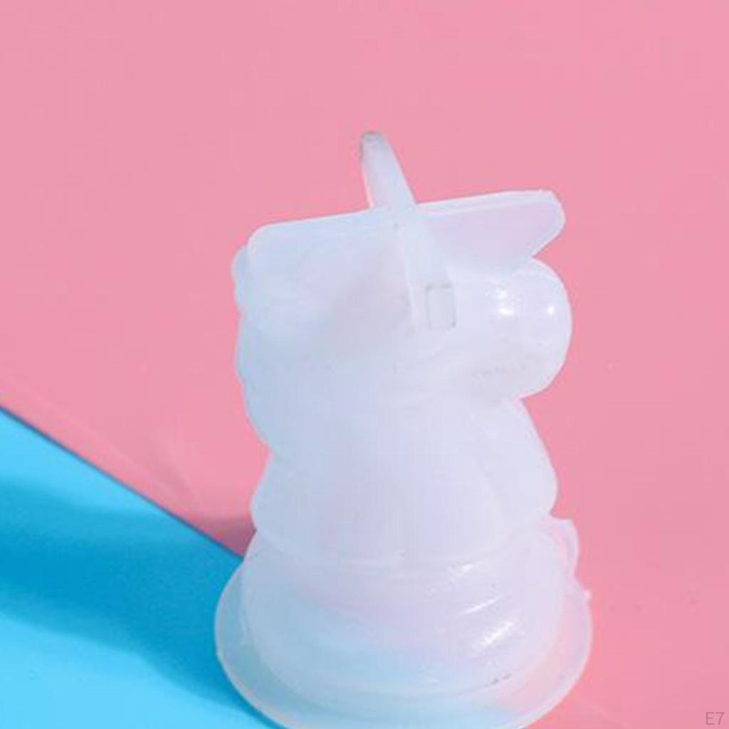 1Set Chessboard Chess Pieces Epoxy Silicone Resin Casting for Checkerboard Making DIY