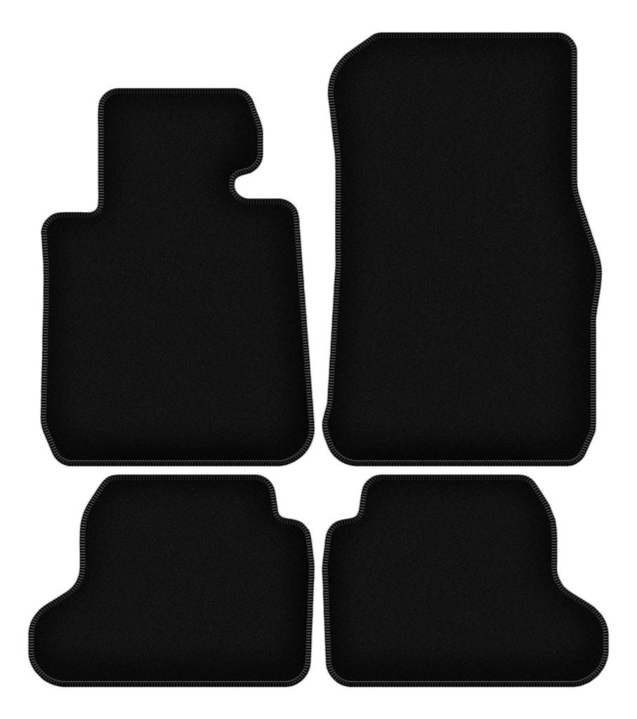 BASIC Black Velour Floor Mats For: BMW 1 F22 Coupe (2011-2019)