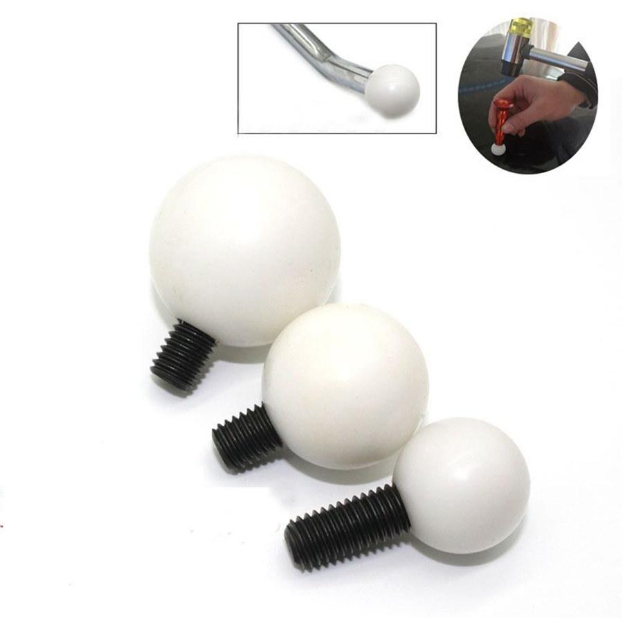 M8 Screw Nylon Round Tip for Car Dent Repair Tools Dent Repair Pen Hook Ball kit Rod Accessory Round Ball Tips