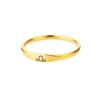 18K Gold-Plated Stainless Steel Zodiac Couple Rings