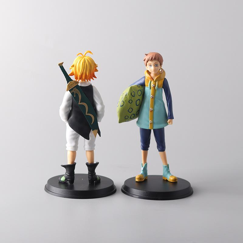 Hot Anime Meliodas King Model Character Doll Pillow Poses Carrying Sword Action Figure PVC Action Model Collection Gift