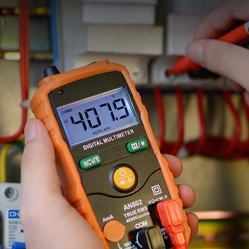 Multifunction Digital Multimete True RMS Handheld High Precisions Tester NCV Votage Current Resistance