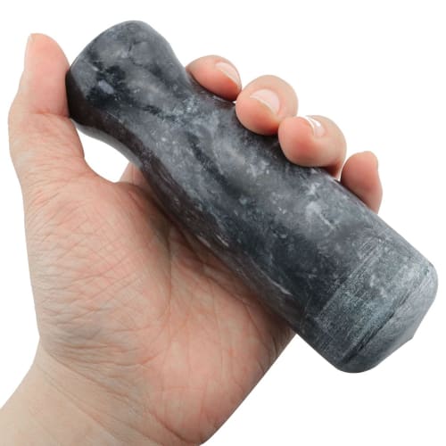 Ruiwaer Granite Replacement Pestle, Ink Color, Food Flavor, Grinding Rod, Replacement Pestle, Marble, Grinding Pestle, Stone Pestle (Mortar Only, Not