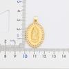 Nidin New Arrival 10 Styles Copper CZ Virgin Mary Necklaces For Women Men Crystal Necklace Long Chain Catholic Jewelry Gifts