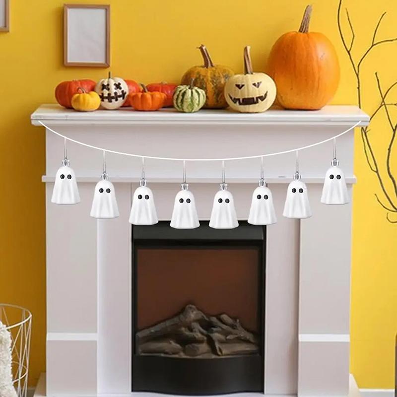 Halloween Hangings Ornaments Ghost Decoration, Plastic Decorative Halloween Decoration For Party Christmas Tree Home Decor Gift