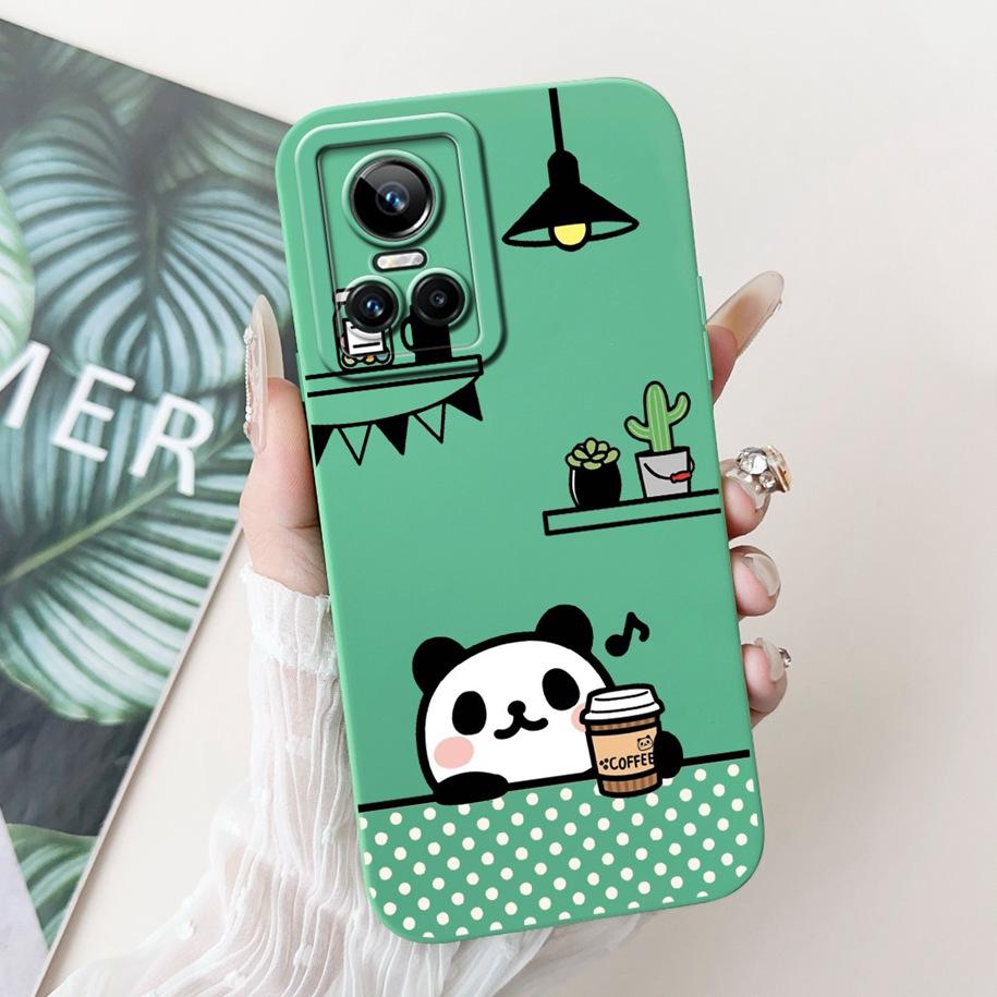For Realme GT Neo 3 Case RMX3561 RMX3560 Shockproof Cover Fashion Painted Soft Silicone Phone Case For Realme GT Neo 3 80W Funda