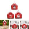 Christmas Back Cover Chair Slip Banquet Gifts Decor Ornaments Seat