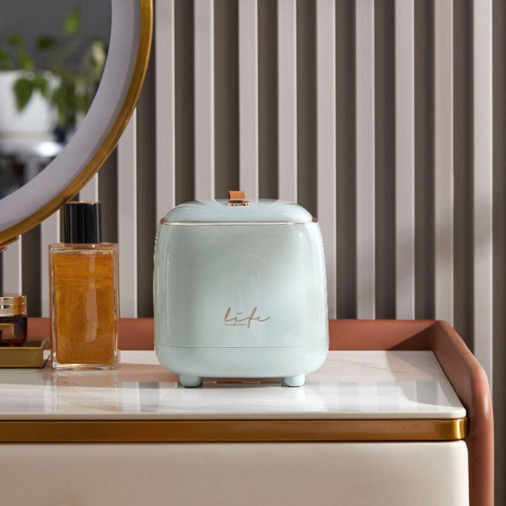 Large Opening Desktop Trash Can Double-layer Design Mini Waste Bin  Coffee Table