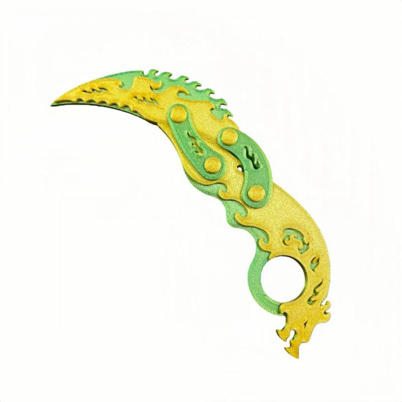 3D Printing Folding Dragon Claw Knife Children'S Decompression Toy Finger Gyro Antistress Gift For Kids Adults Stress Relief Toy
