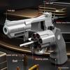 Children's ZP-5 Soft Bullet Revolver Toy Gun with Manual Continuous Firing Mechanism.
