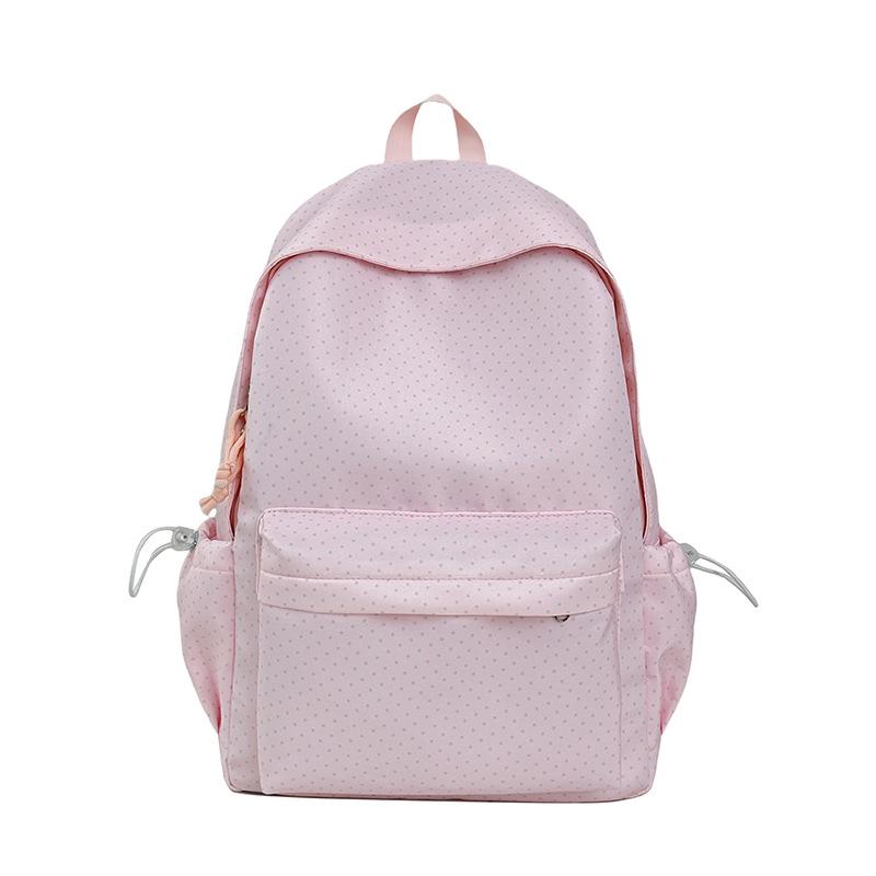 Schoolbag Japanese Ins Small Fresh Backpack Female Polka Dot Mori Junior High School Student Large Capacity Backpack Student School Bag Wholesale