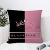 Kpop BBlack Groups Pinkes Cushion Cover Pillow Cover Decor Pillowcase Printed Cushion Case for Couch