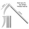Halloween Props: Grim Reaper Scythe, Devil Trident, and Lincoln Cane Toy Set