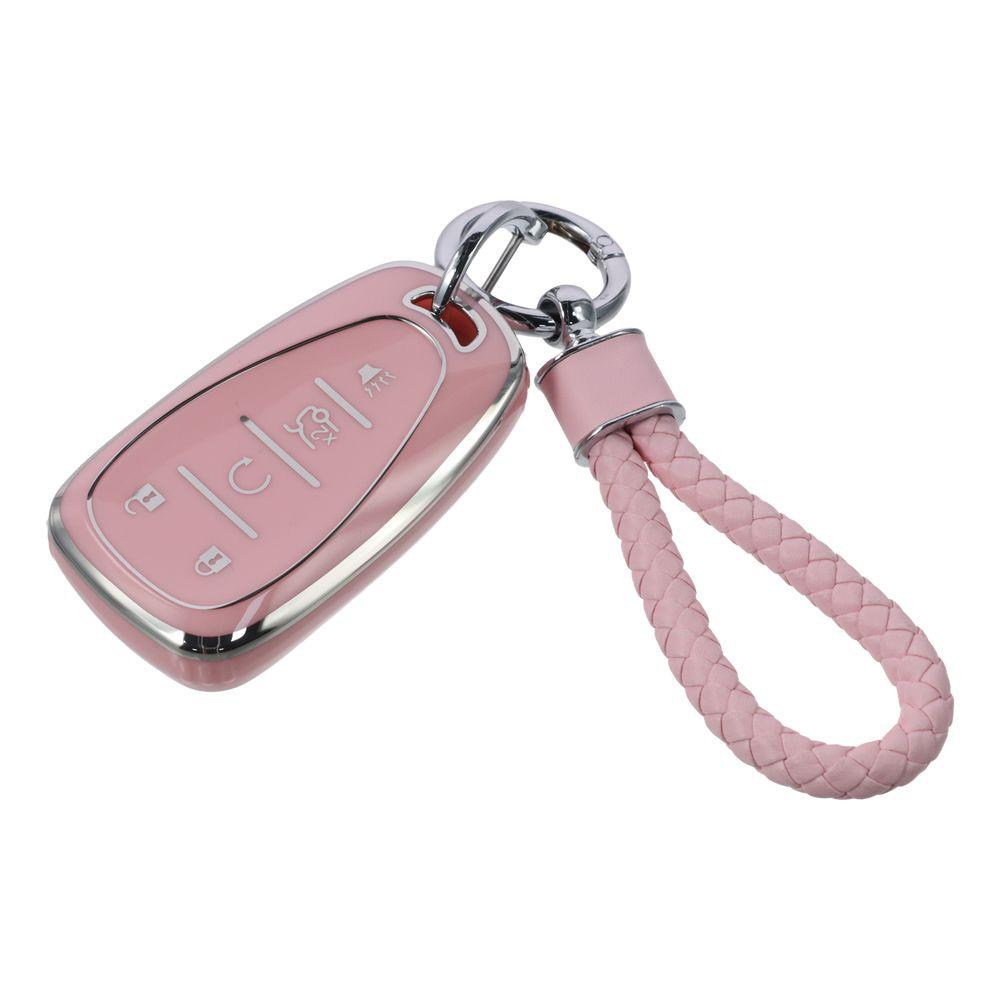 

Брелок из цинкового сплава, чехол для ключей из ТПУ, замена корпуса для Chevrolet/Volkswagen/Honda