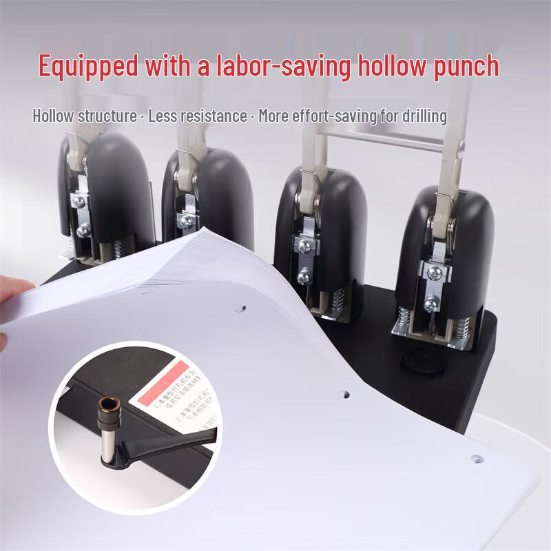 KW-triO Heavy-Duty 4-Hole Punch, 150-Sheet Capacity CN plug (adapter included)