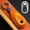 Leather Car Key Case Cover Shell For Mercedes Benz 2021 C /S Class W223 W206 S350L S400L S450L S500L Protector