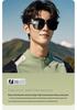 AI Translation Smart Bluetooth GS08 Sunglasses with UV Protection for Outdoor Use
