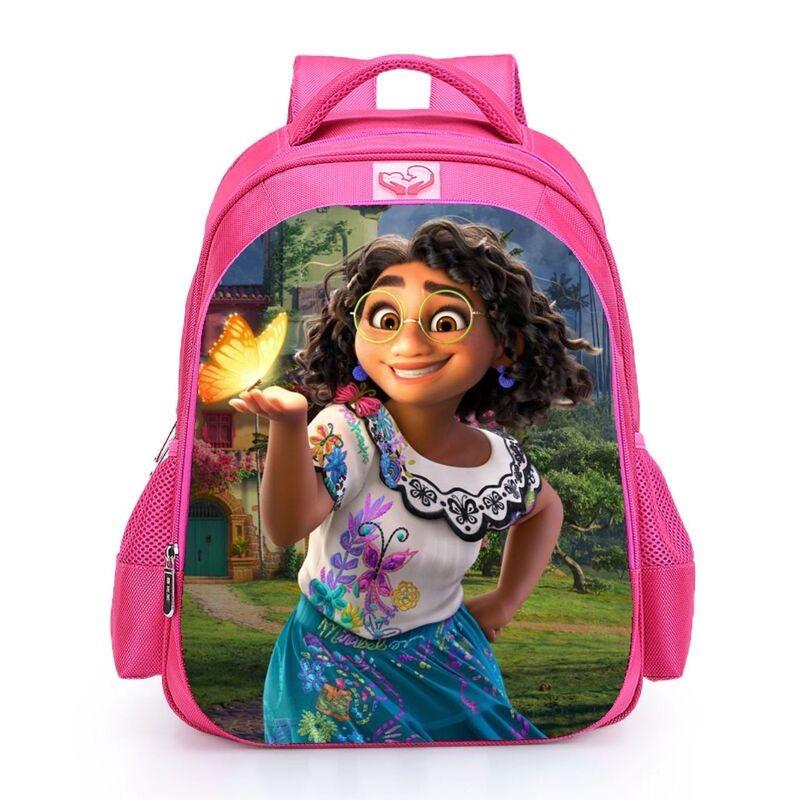 Encanto Mirabel Girls Backpack School Bag Bookbag Rucksack Shoulder Bag Kid Gift