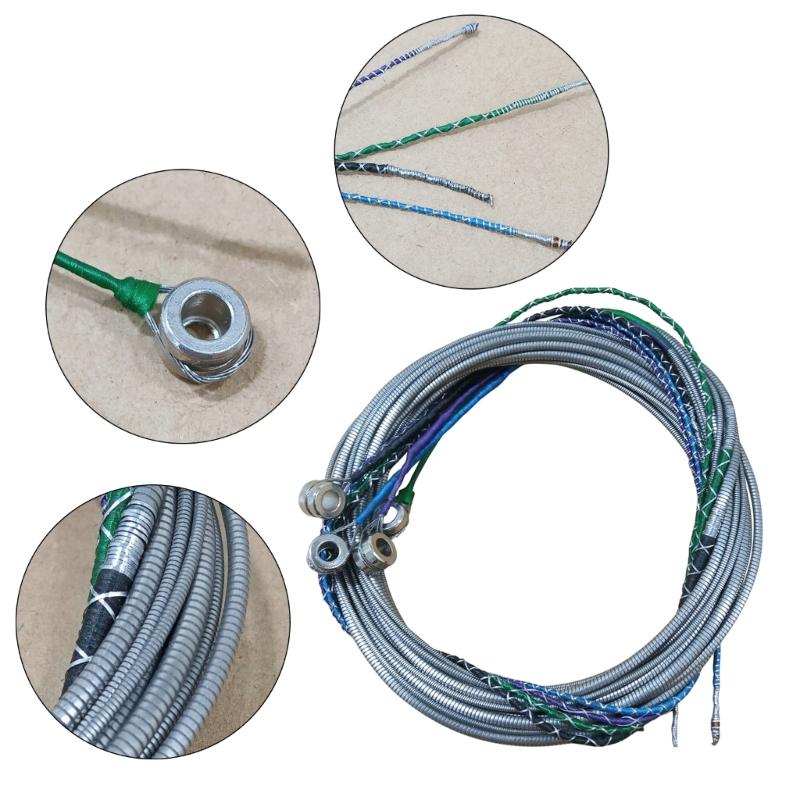 4pc/set Cello Strings 4/4 3/4 1/2 1/4 1/8 Cello Strings C-G-D-A Strings Stainless Steel Core Al-Mg Winding Cello String