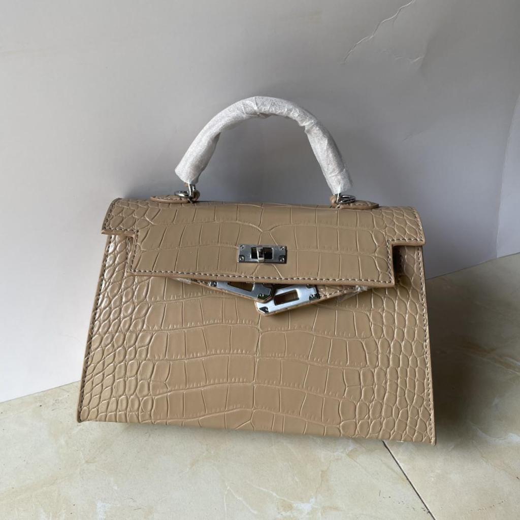 Kabelka Kelly se vzorem krokodýlí kůže 2025: Retro kabelka přes rameno a crossbody, horký prodej