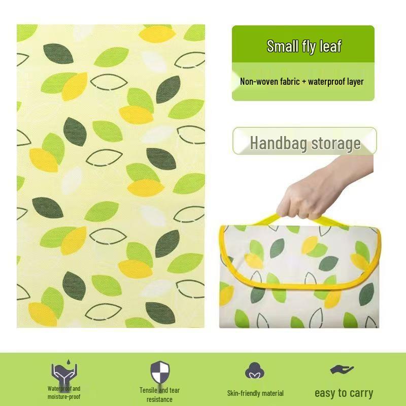 Portable Foldable Picnic Mat - Moisture-Proof Outdoor Ground Cloth for Camping and Spring Outings