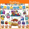Tra Festa Noi Set Completo Decorazioni Forniture Striscione Topper Cupcake Spazio Alieni
