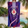 Telo da Spiaggia Asciugatura Rapida Fiorentina FC Stampa Microfibra Assorbente Portatile da Viaggio Asciugamano da Nuoto