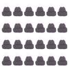 PATIKIL Mini Christmas Knit Hats, Set of 24, Miniature Hats for Dolls, DIY Crafts, Hair Accessories, Art Crafts, Festive Tree Ornaments, Dark Gray