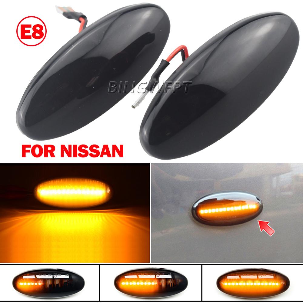 Super Bright Fender Side Marker Turn Signal Lamps For Nissan Navara D22 NP300 1998-2005 Datsun Frontier Fiera PickUp Terrano