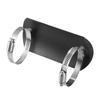 uxcell Exhaust Muffler Pipe Heat Shield Cover Guard Protection Universal Motorcycle ATV 14.3cm Black 1 Set