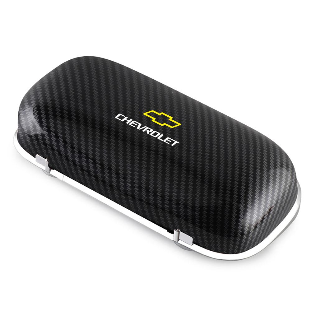 AABHF1 ABS Car Eyeglass Storage Box Visor Sunglasses Bank Card Ticket Clip For Chevrolet Cruze Sonic Spark 3 Camaro Colorado Volt Aveo