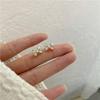 Gentle Bow Pearl Stud Earrings, New Trendy Ear Clips, Women's No Earrings, Earrings Temperament, Advanced Earrings