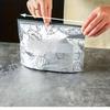 Aluminum Foil Refrigerator Storage Bags Reusable Perfect for Kitchen Organization In The Refrigerator Or Freezer 3 Size Zipper Fresh-Keeping Bags