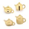 Mini Copper Teapot with Brass Handle - Luck-Bringing Ornament and Incense Holder
