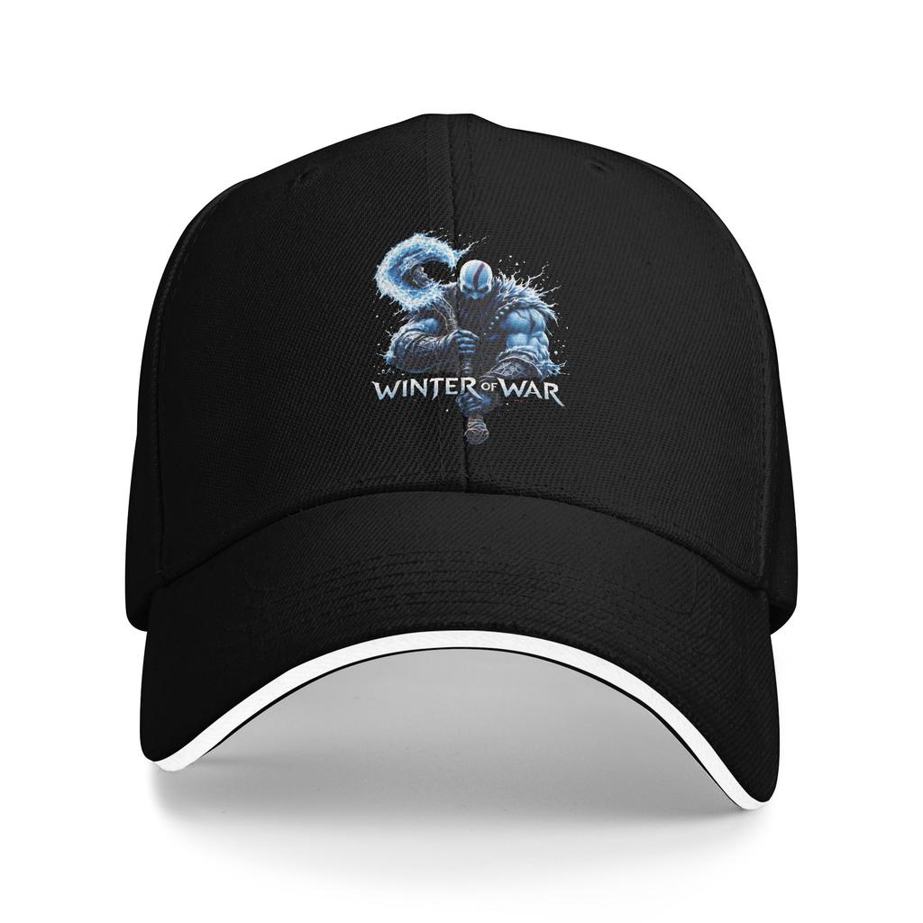 God of War Kratos Quote Gaming Baseball Cap Hip Hop  Sandwich Hats Unisex Style Breathable Dad Hat Activities
