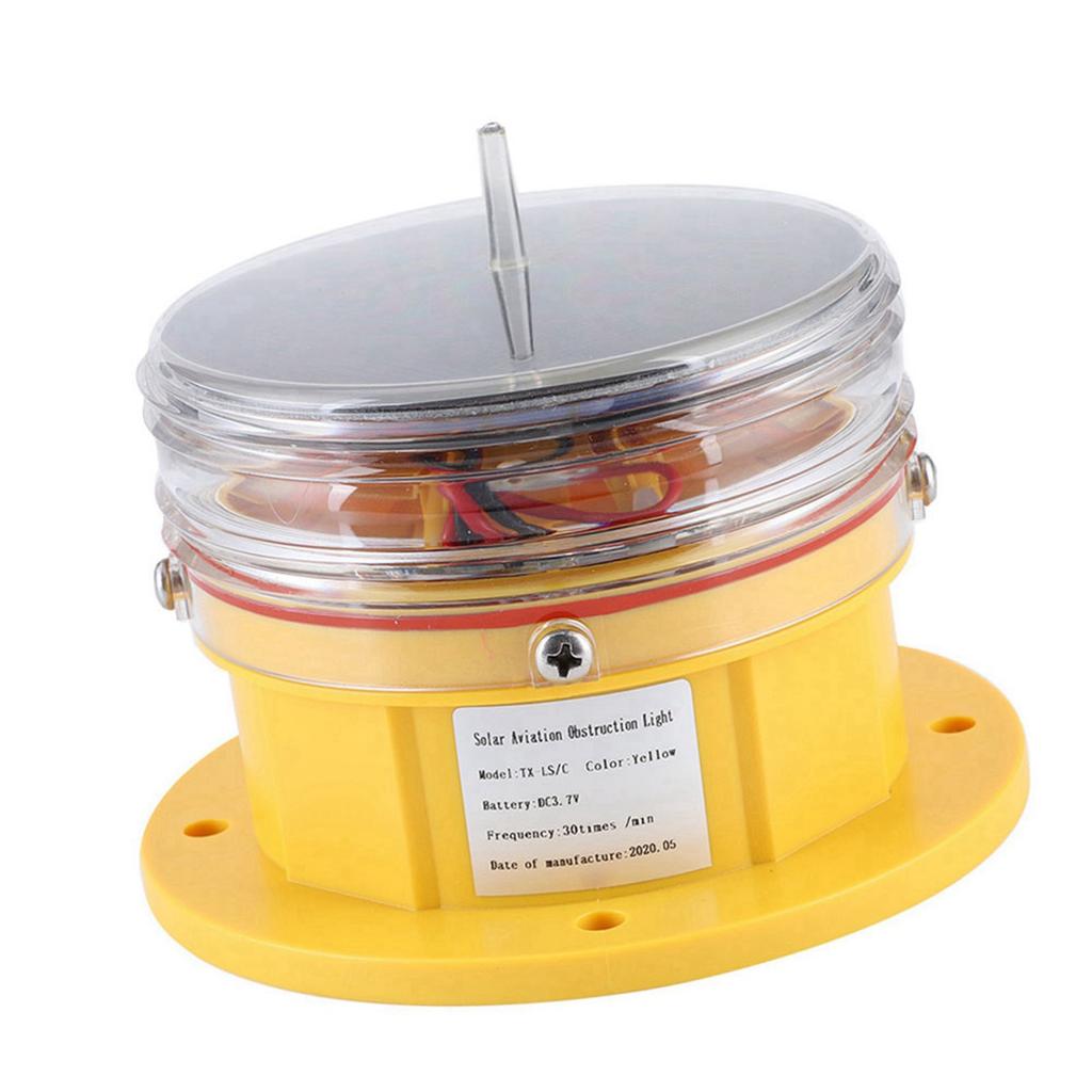 Solar Power Sidelight IP68 LED Ship Marine Dock Barge Safety Beacon Flashing Light 360 degrees  Lighting