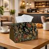 1pc Arts And Crafts Tissue Holder - Rabbit Avian Forest Floral Design, Perfect for Rolls, Facial Tissues, Or Single Sheets. A Versatile Storage Soluti