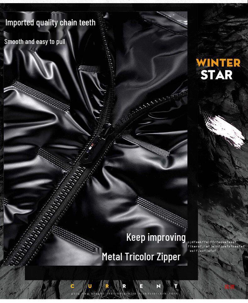 Men's Hooded Winter Cotton Down Jacket